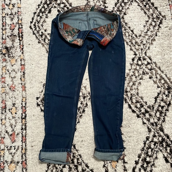 Meridian Line Organic Cotton Dark Slim Blue Jeans - size 30 - Picture 1 of 10